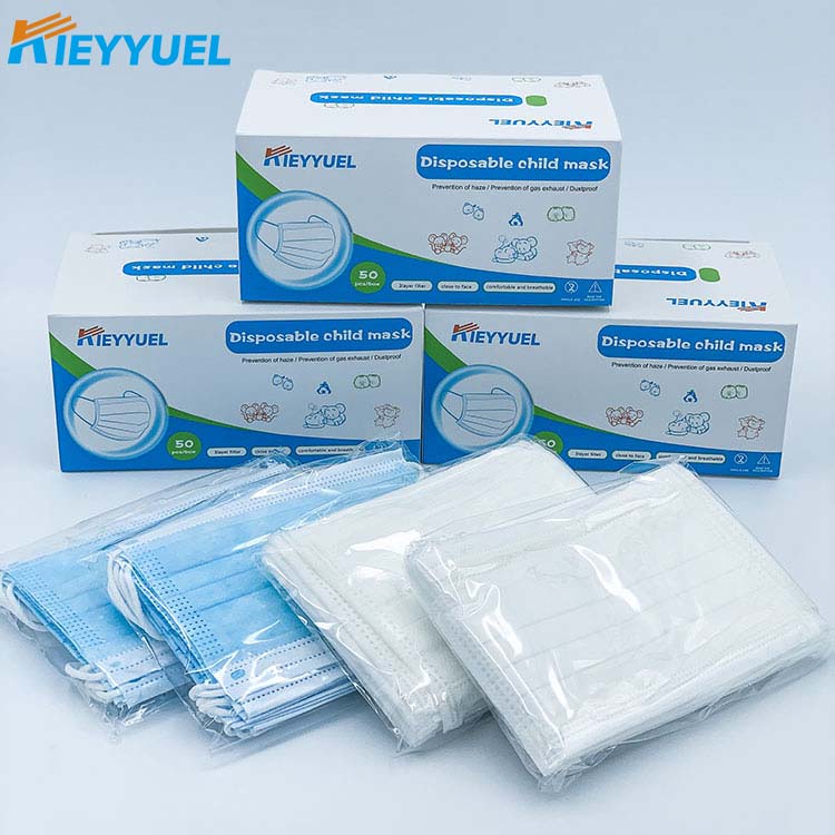 Kertakäyttöinen lasten naamio